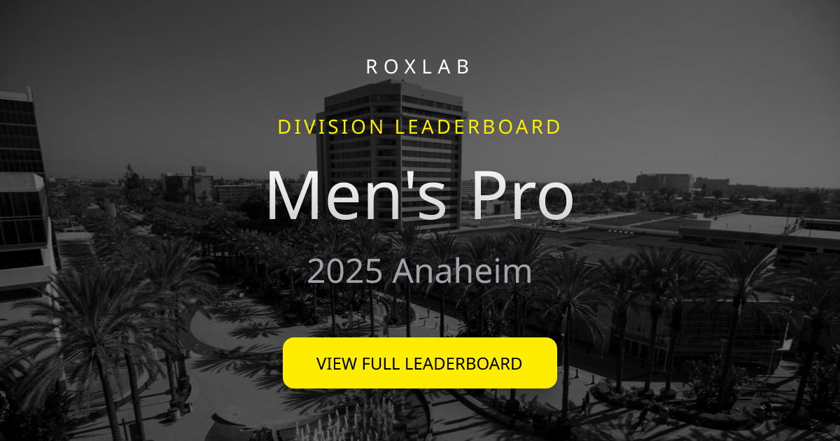 Men's Pro · 2025 Anaheim | Roxlab